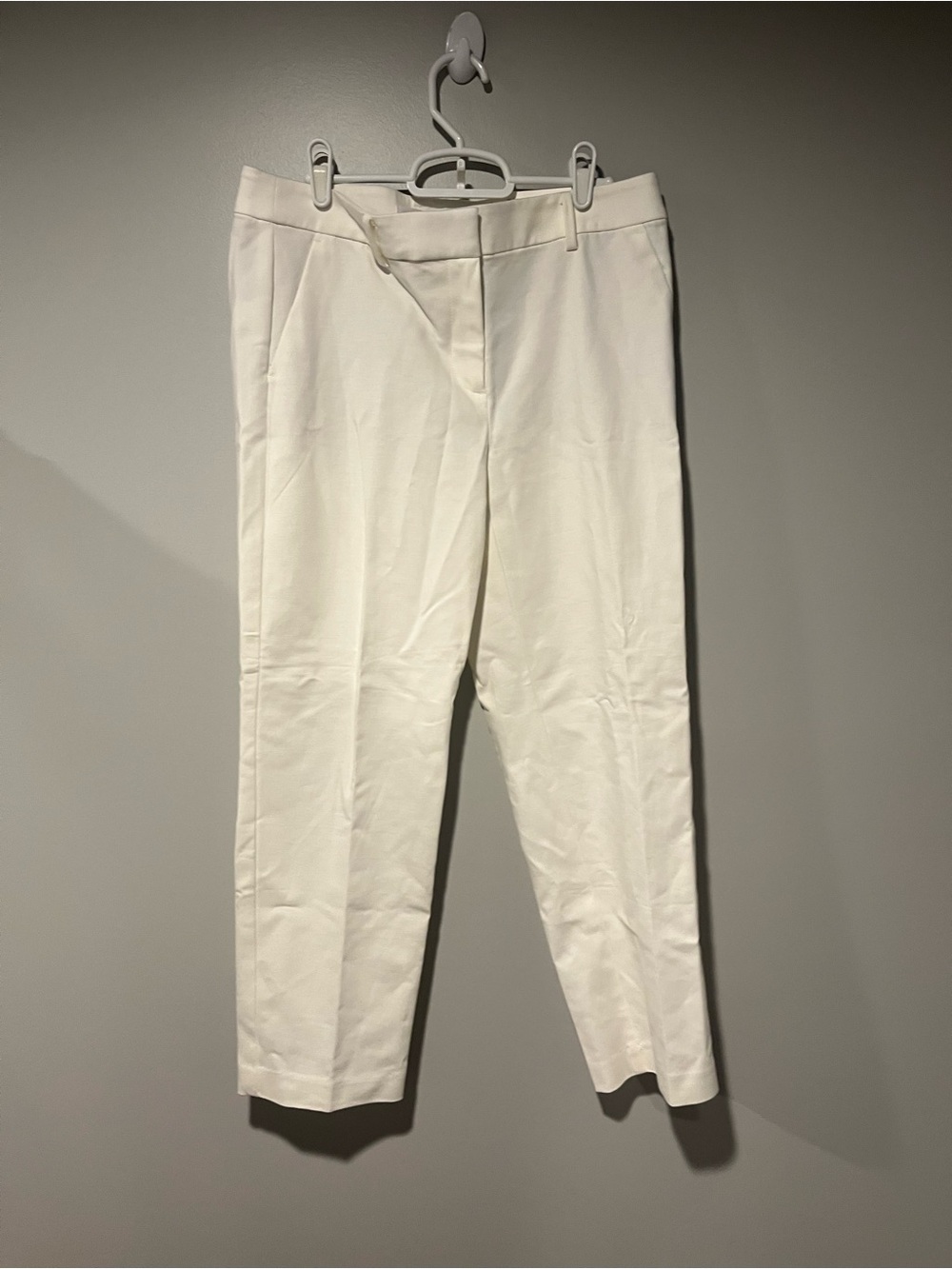LOFT White Riviera Slim Trousers